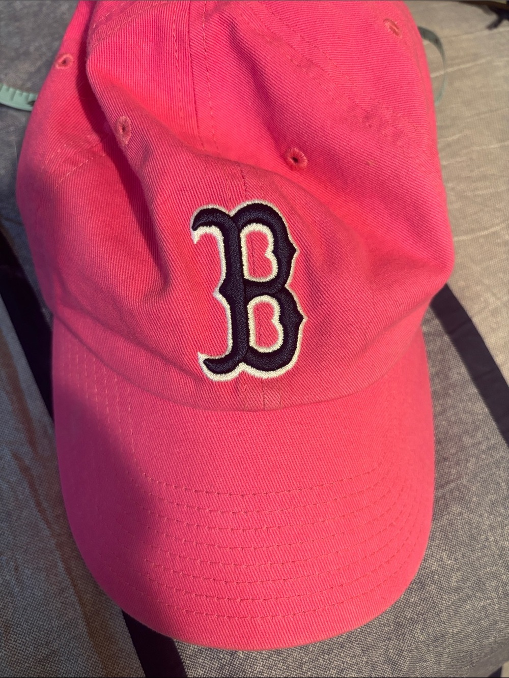 47 Brand Girls Pink Baseball Cap with Adjustable Strap